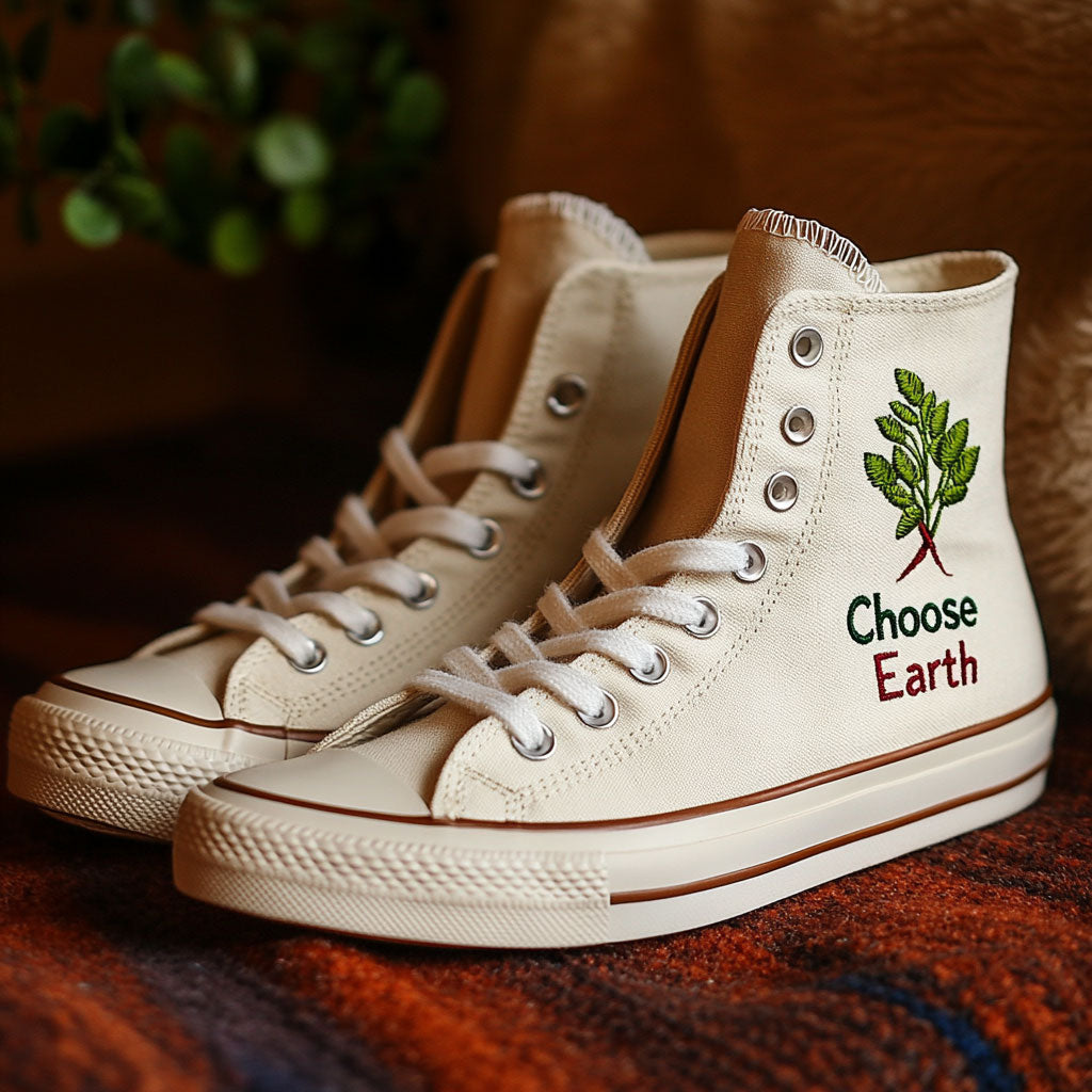 Choose Earth WJ0509035CL Canvas High-Tops
