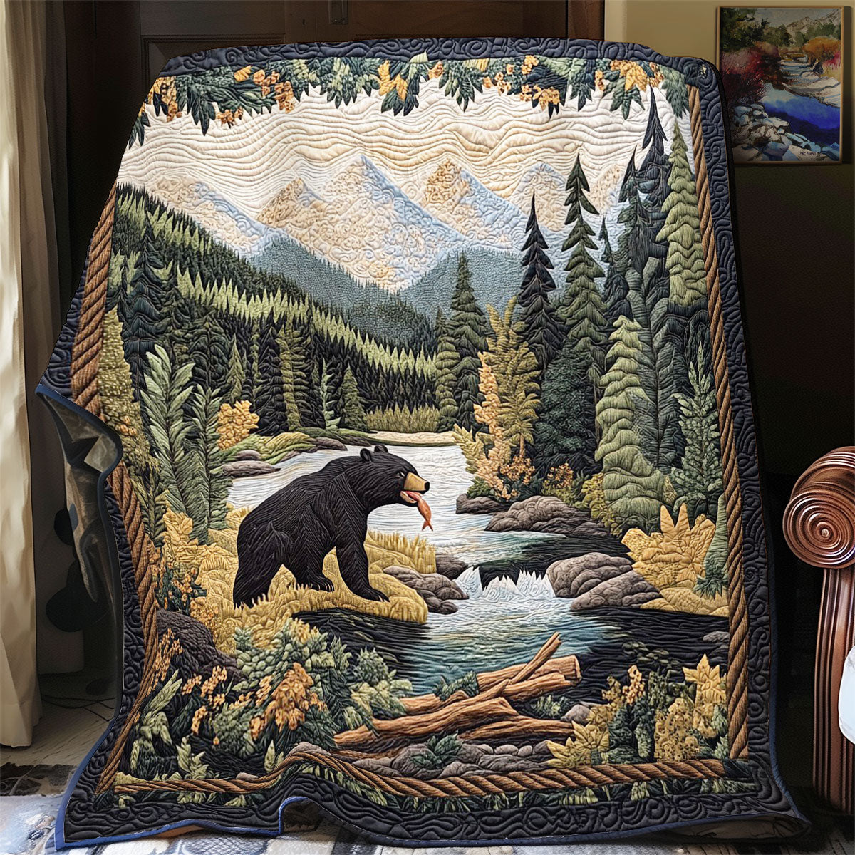 Wild Bear WY1703118CL Quilt