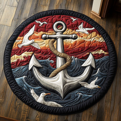 Anchor And Seagull WY0401030CL Quilted Round Mat