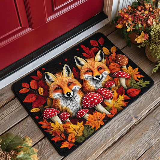 Autumn Mushroom Fox CW1408014CL Doormat