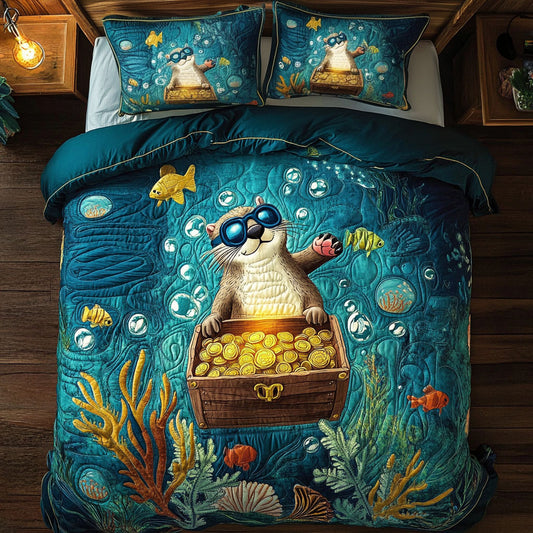 Otter Hidden Treasure WY2406081CL Duvet Cover Set