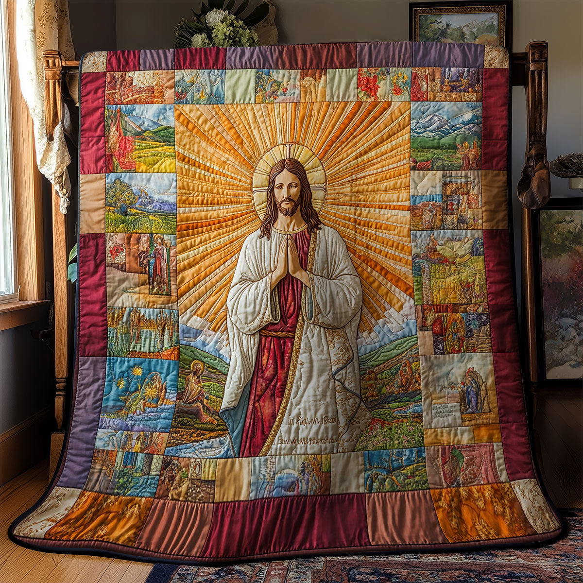 Light Of Jesus WY1303081CL Quilt