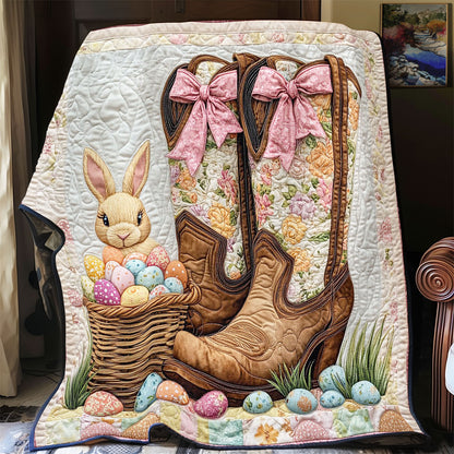 Cowboy Easter Bunny WY1703098CL Quilt