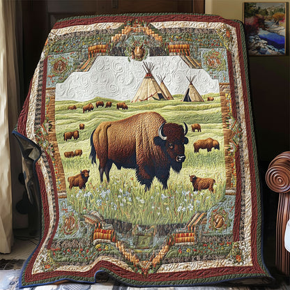 Wilderness Bison WY1703117CL Quilt