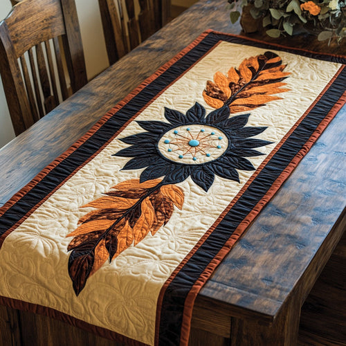 Native Compass WY2801017CL Quilted Table Runner