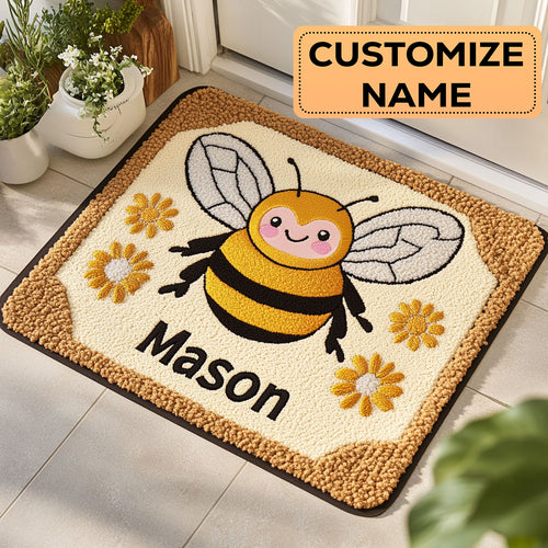 Honey Bee CW1508066CL Personalized Doormat