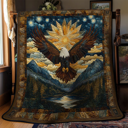 Eagle In Forest WY1002053CL Quilt