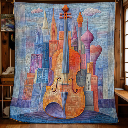 Castle And Cello WY1002024CL Quilt