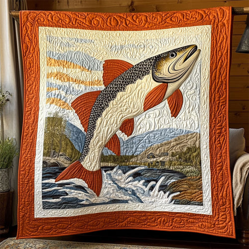 River Leap WY3103038CL Quilt