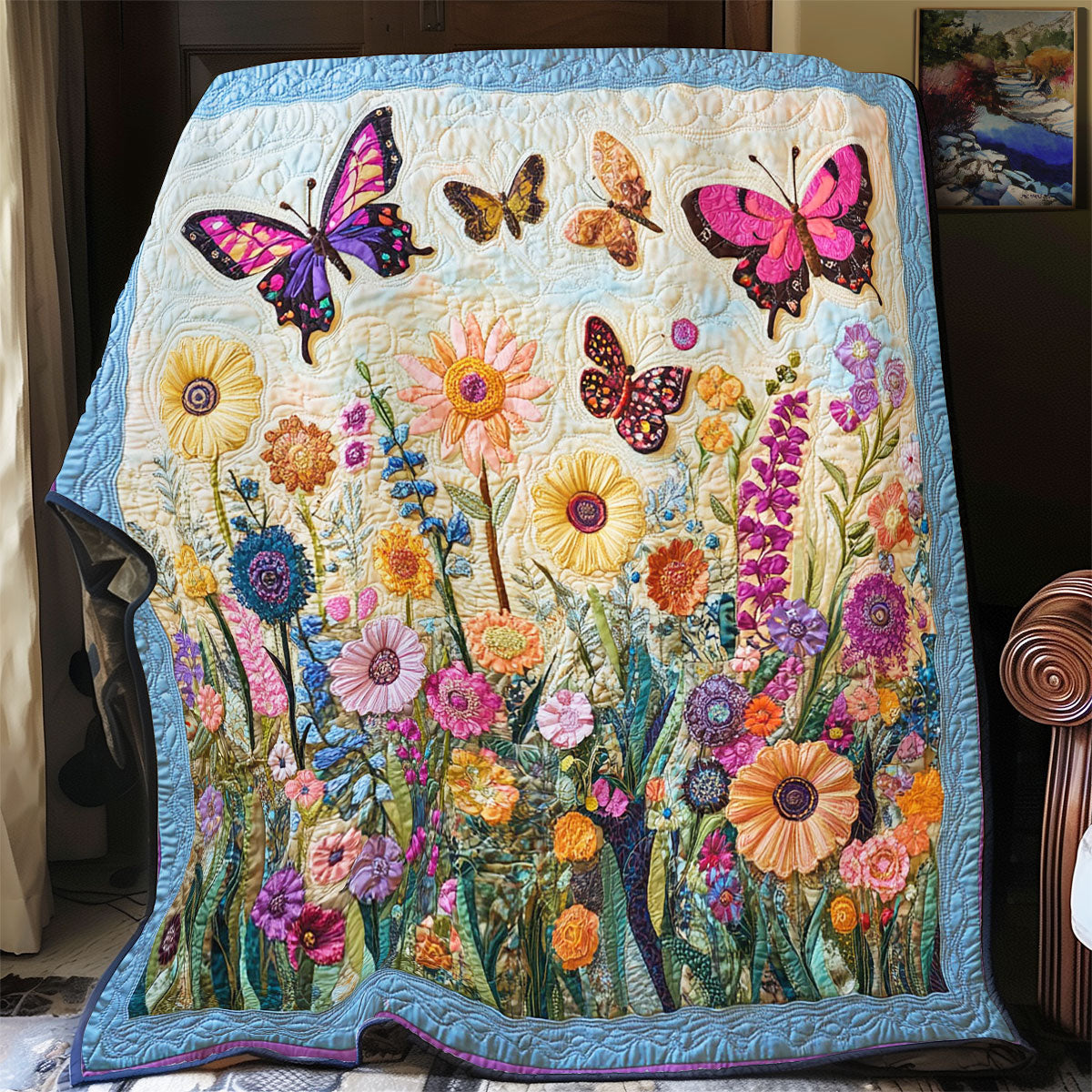 Floral Symphony WY1103010CL Quilt