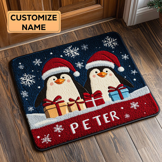 Frosty Friends CP1808009CL Personalized Doormat