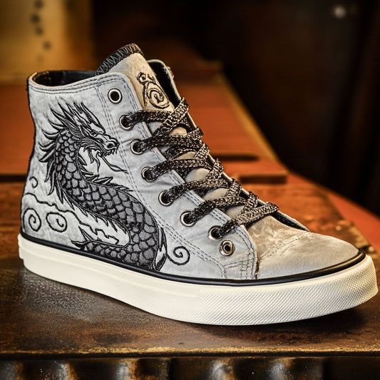 Silver Dragon Storm CW1109100CL Canvas High-Tops