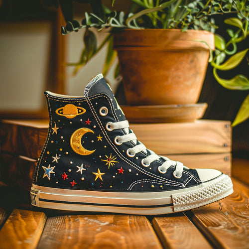 Stellar Steps WJ0309007CL Canvas High-Tops