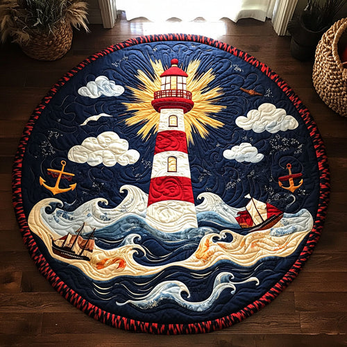 Beacon Of Hope WY1004045CL Quilted Round Mat