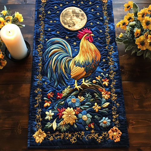 Chicken Night CM2705041CL Quilted Table Runner