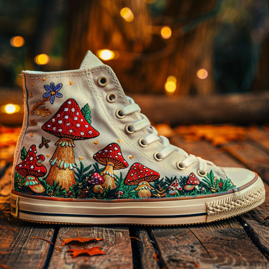 Fungi Fantasy WJ2309070CL Canvas High-Tops