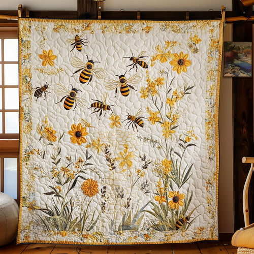 Worker Bees WY1803056CL Quilt