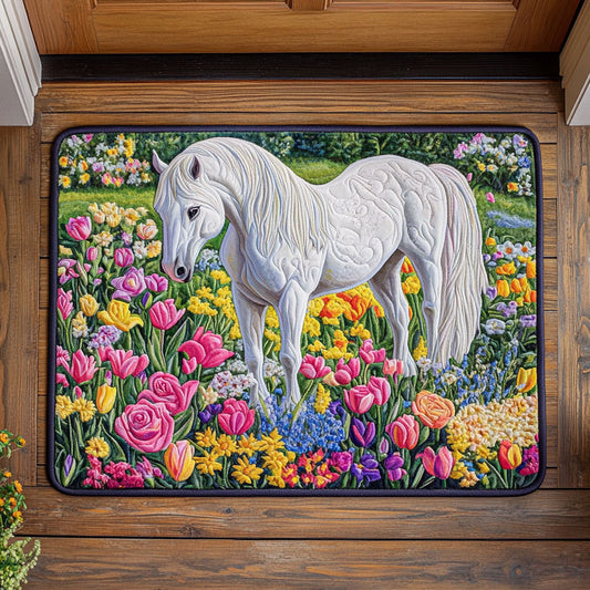 Floral Horse CW2908058CL Doormat