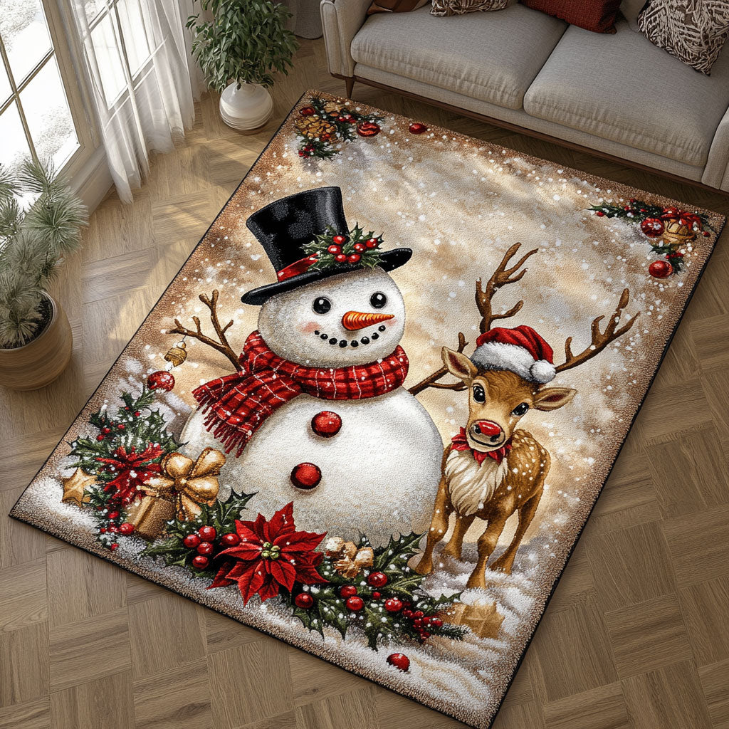 Snowman Buddy CW1508036CL Area Rug