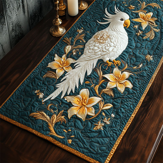 The Hovering Heart CM1605005CL Quilted Table Runner