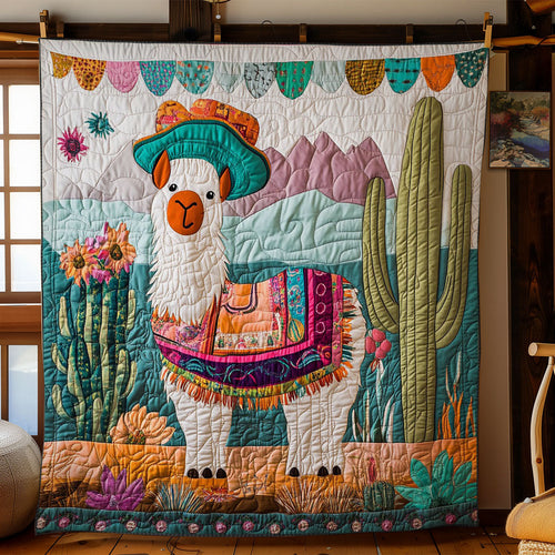 Cute Llama  WY1002043CL Quilt