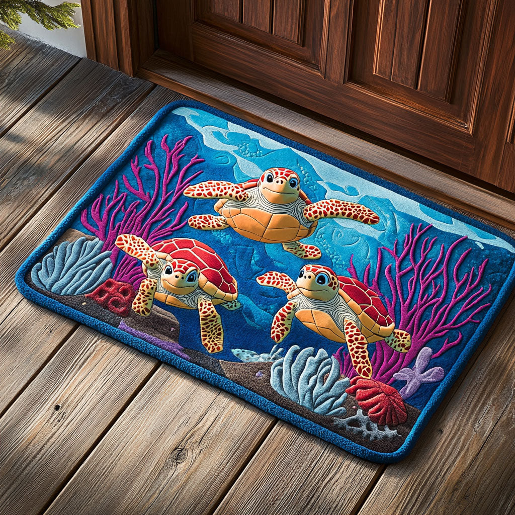 Baby Sea Turtle CW0309054CL Doormat