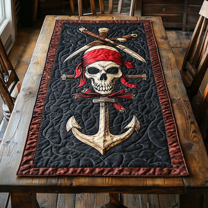 Pirates Skull WY2801012CL Quilted Table Runner