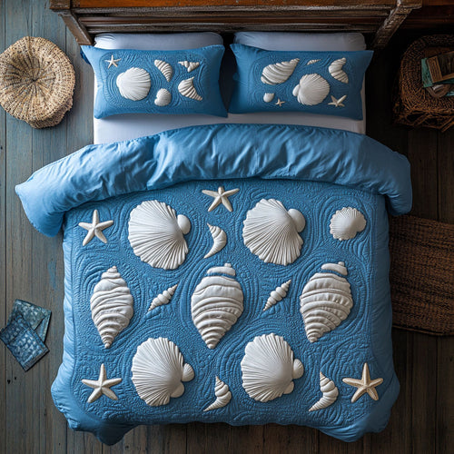Coastal Shell Harmony WY0804053CL Duvet Cover Set