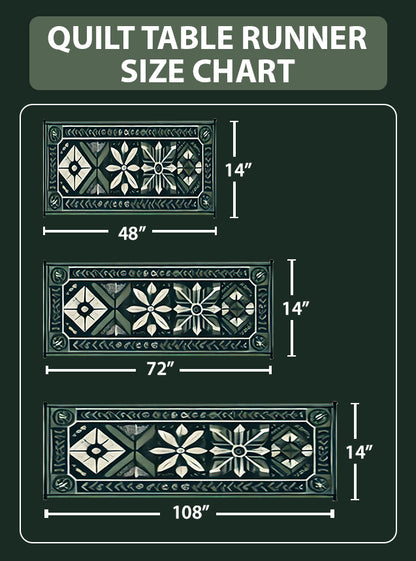Forest Hill CM2005014CL Quilted Table Runner