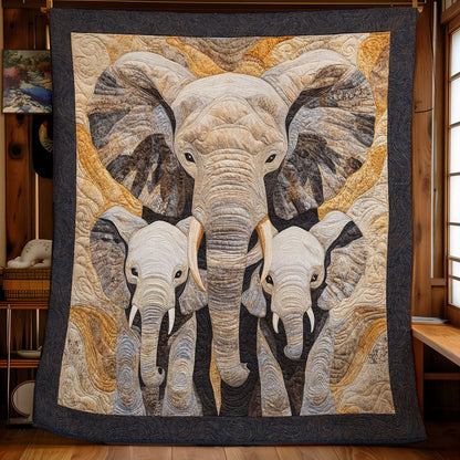 Elephant Family WY0402018CL Quilt