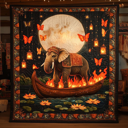 Spiritual Fantasy Elephant WY0906022CL Quilt