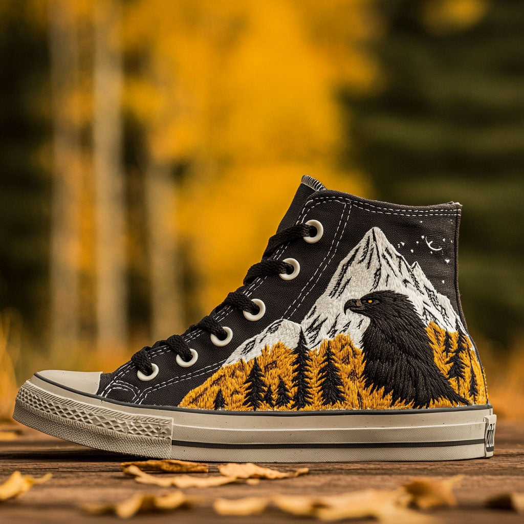 Skybound Soles WJ0409016CL Canvas High-Tops