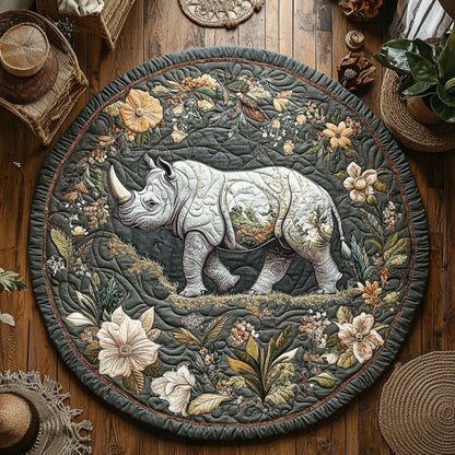 Wild Garden Wanderer WY0107189CL Quilted Round Mat