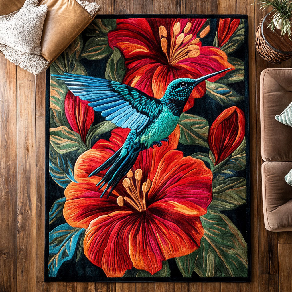 Hummingbird Bloom CW2108046CL Area Rug