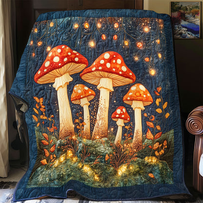 Midnight Musshroom Forest WY2403051CL Quilt