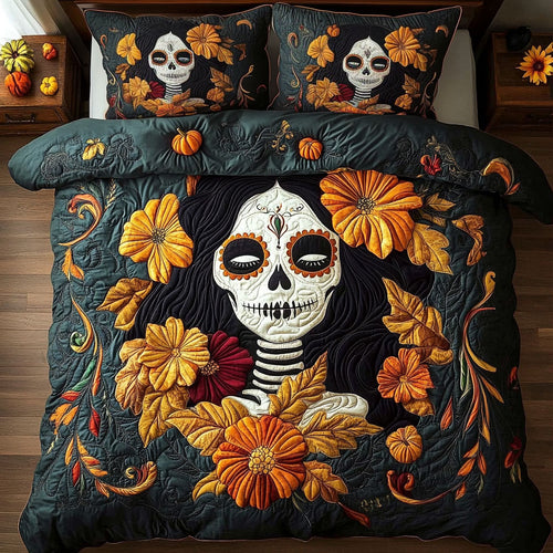 Gothic Harvest Calavera WY2208057CL Duvet Cover Set