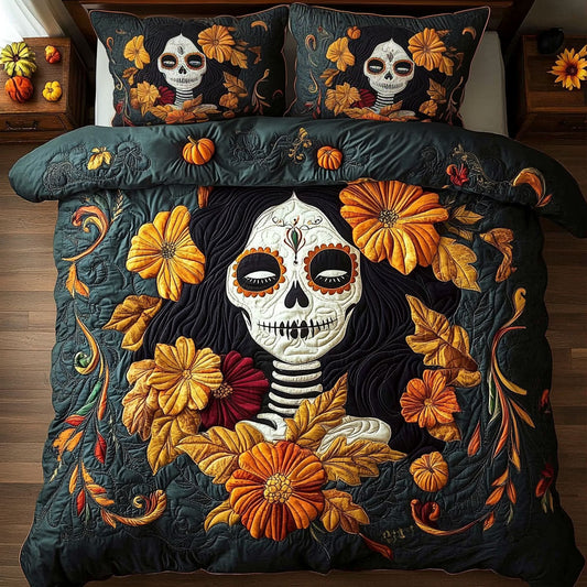 Gothic Harvest Calavera WY2208057CL Duvet Cover Set