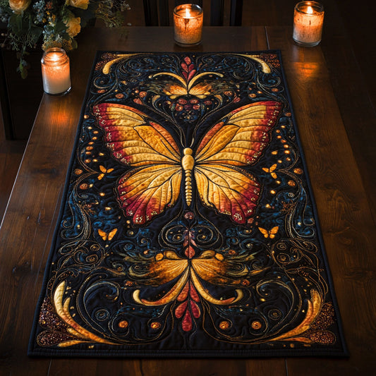 Flutter in Bloom CM0705035CL Quilted Table Runner