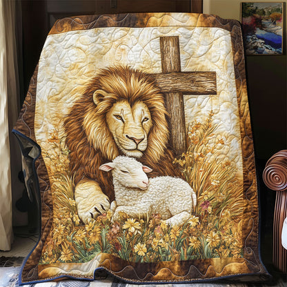 Lion And Sheep WY1003026CL Quilt