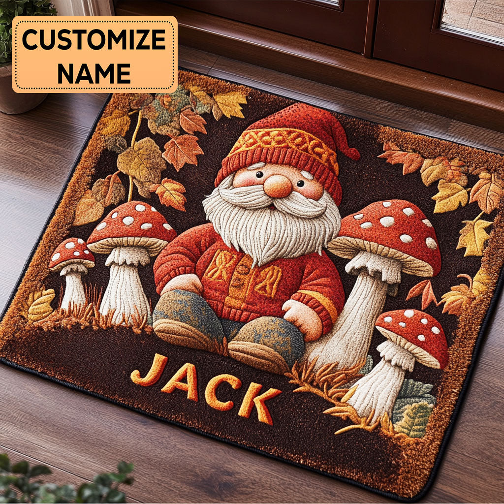 Forest Gnome CP2508018CL Personalized Doormat