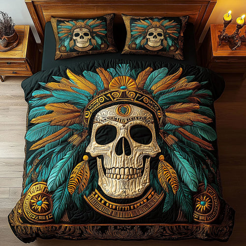 Tribe Skull WY2904043CL Duvet Cover Set