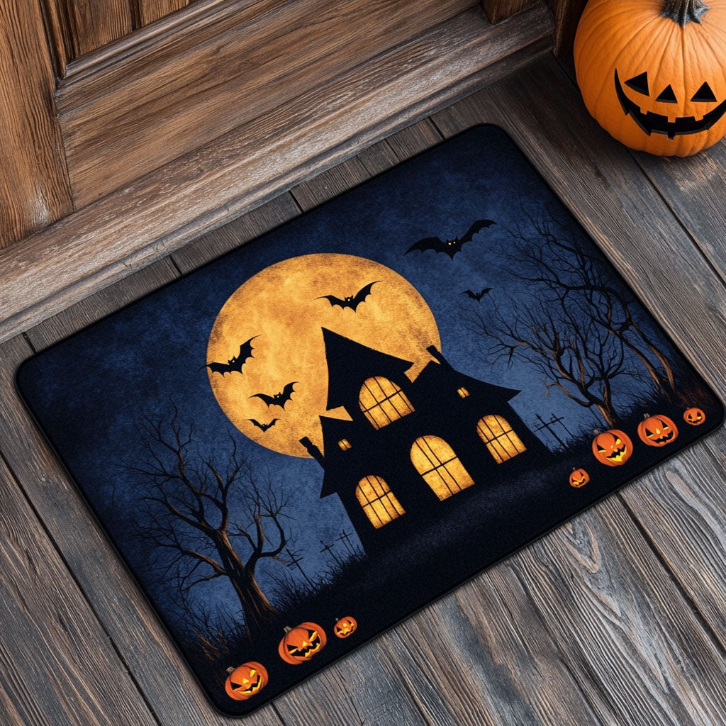 Bats Over Hollow Hill WJ1508002CL Doormat