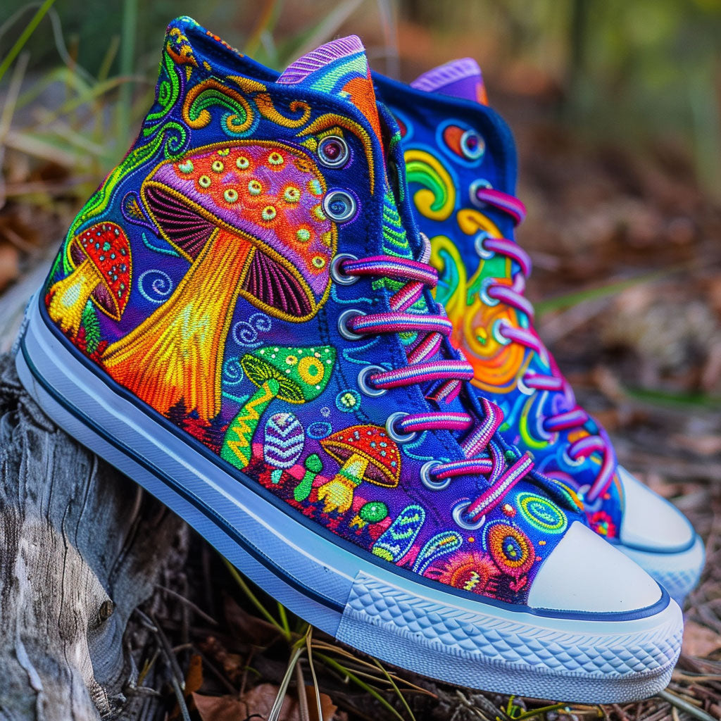 Mushroom Miracle WJ2309073CL Canvas High-Tops