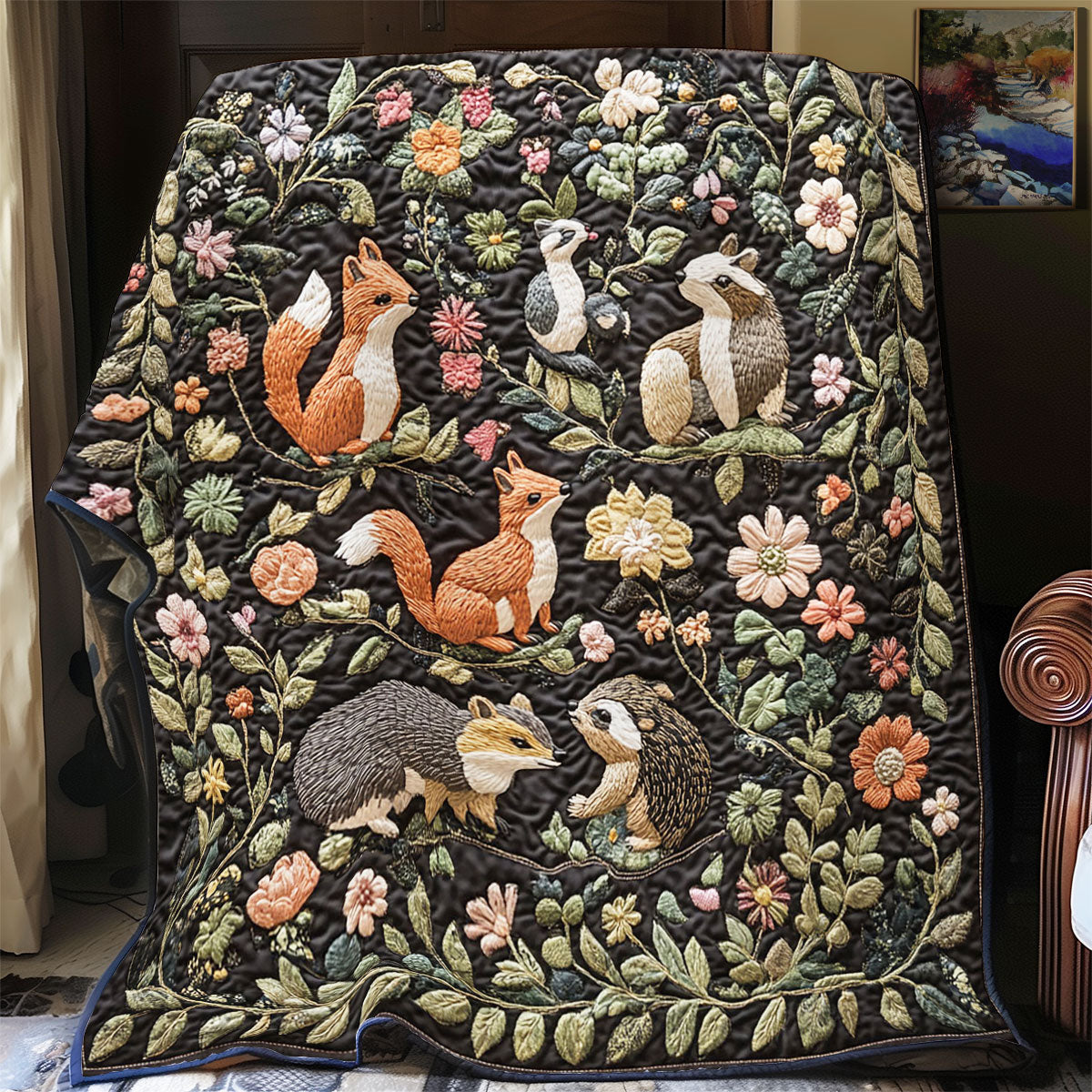 Critter Garden WY1803028CL Quilt