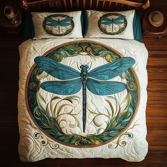 Emerald Dragonfly WY2005008CL Duvet Cover Set