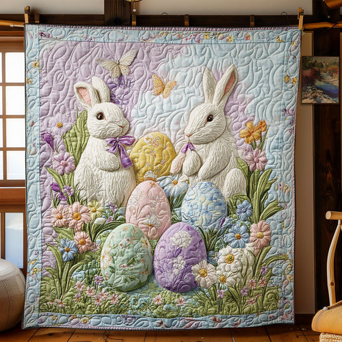 Couple Easter Bunny WY1303016CL Quilt