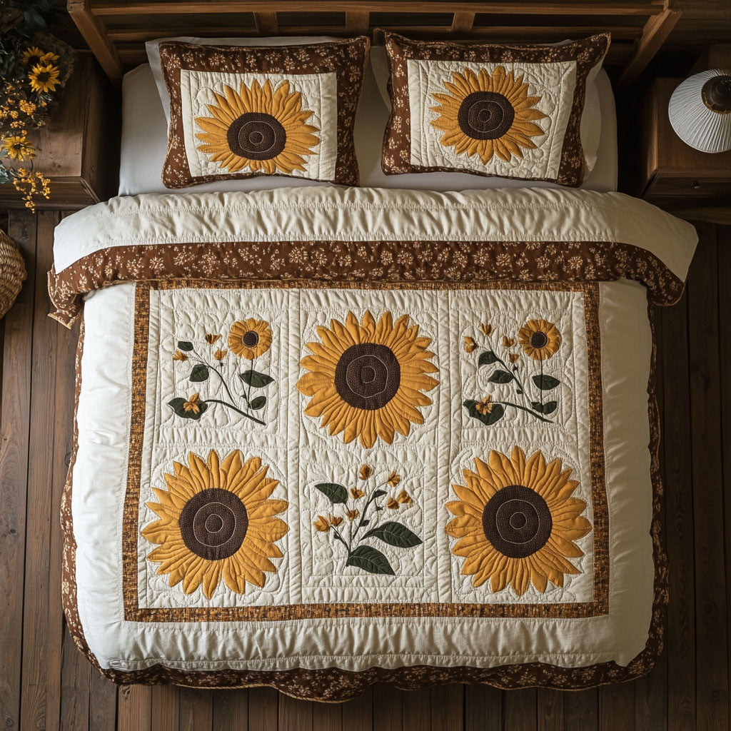 Vintage Sunflower WY3005009CL Duvet Cover Set