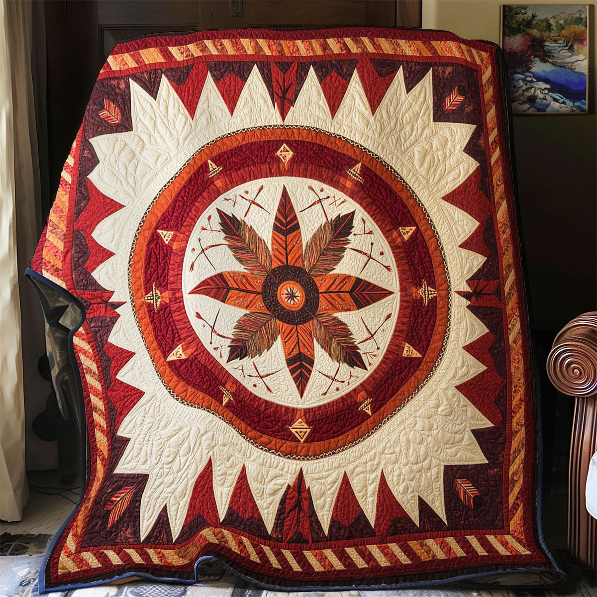 Tribal Sunburst WY0603105CL Quilt