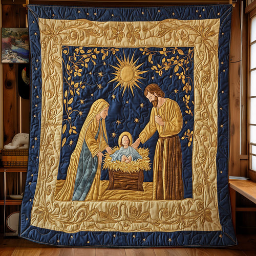 Royal Night Holy Family WY1303077CL Quilt