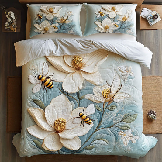 White Petals WY2003116CL Duvet Cover Set
